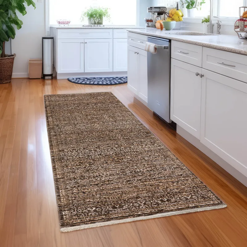 Yarra Fudge 2\'3\" x 7\'10\" Runner Rug