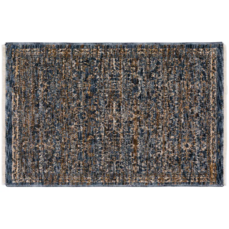 Yarra Navy 1\'8\" x 2\'6\" Rug