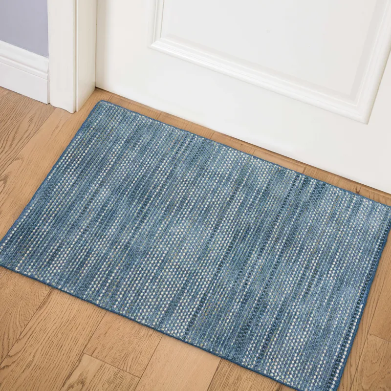 Zion Navy 2\'6\" x 20\' Runner Rug