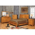 Lewiston King Sleigh Bed w/Low Footboard