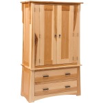 Arts & Crafts 2-Door 2-Drawer Armoire