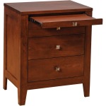 Nouveau 3-drawer Nightstand w/ Pullout Shelf