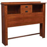 Mission California King Bookcase Headboard