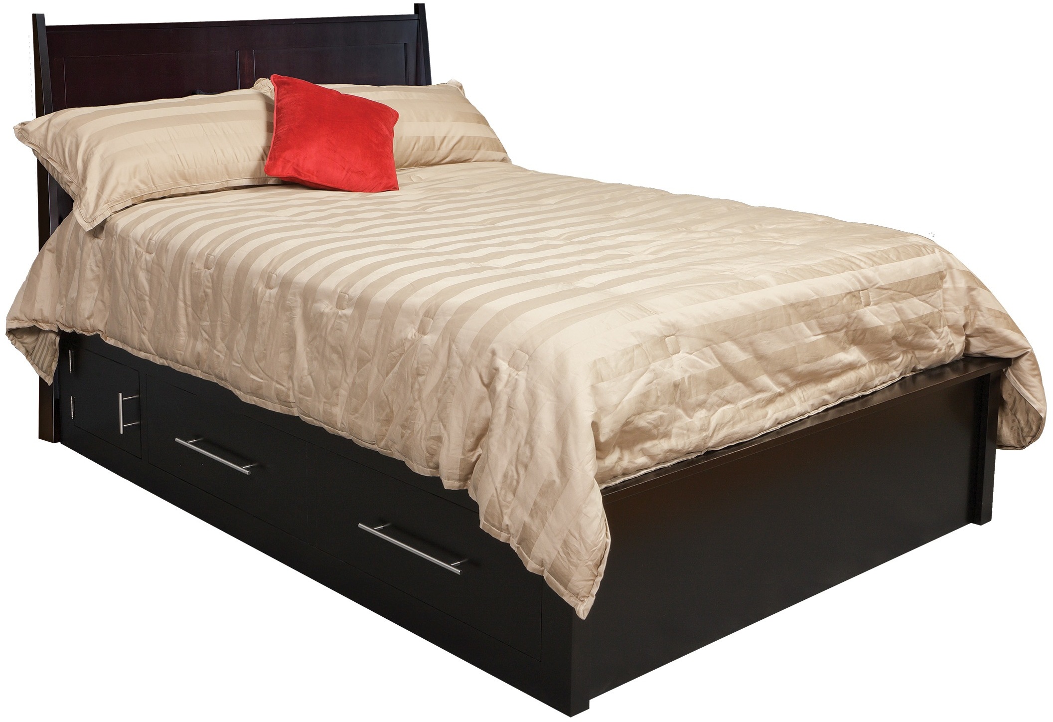 Metropolitan Queen Pedestal Bed w/2 60" Wide Drawers 304213,324283,32