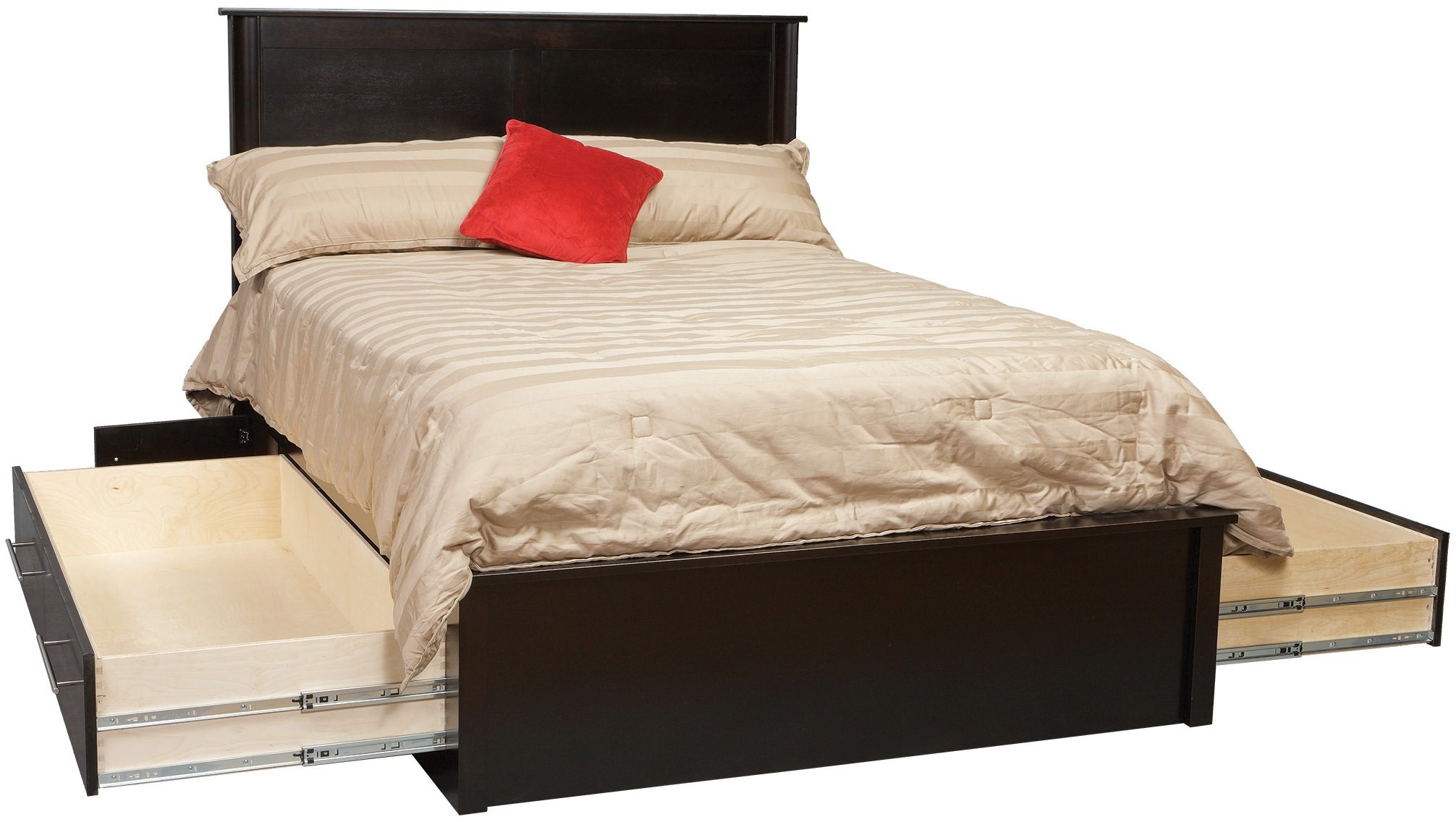 Metropolitan Queen Pedestal Bed w/2 60" Wide Drawers 304213,324283,32