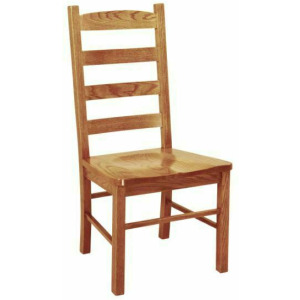 Ladder Back Side Chair - Distressed Maple
