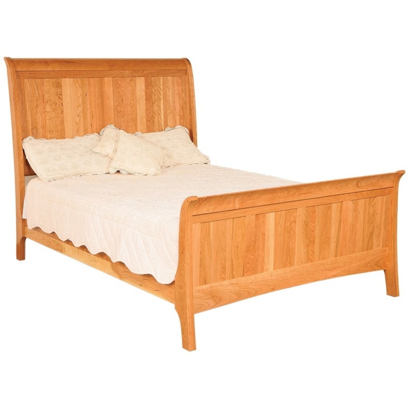 Wilmington Queen Sleigh Bed 307713,307723,307703 by Daniel's Amish