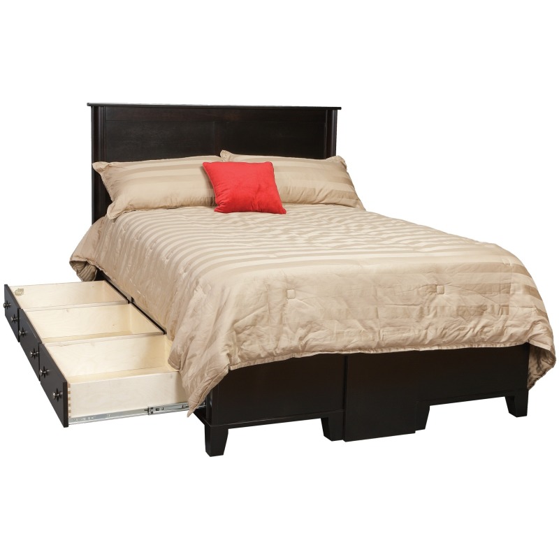 Cosmopolitan Queen Pedestal Bed W 6 Drawers 3 Per Side By