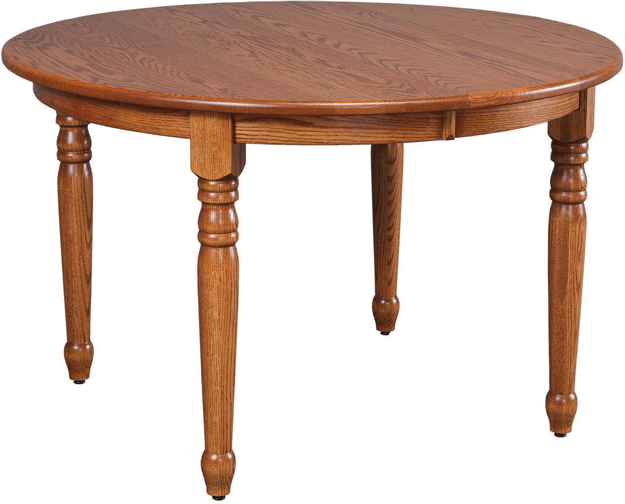 Round Leg Table 42420TRNDE1RL41017 by Daniel's Amish Collection at