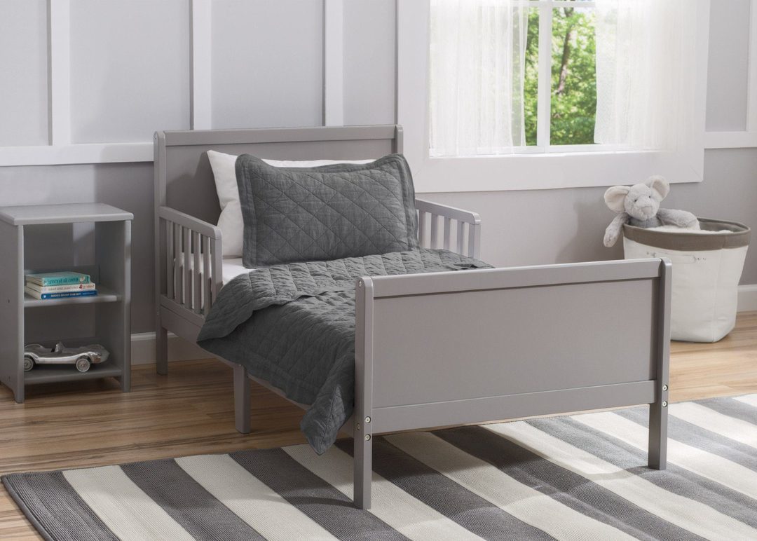 Fancy Toddler Bed Grey 540610026 by Delta Children at Tomlinson