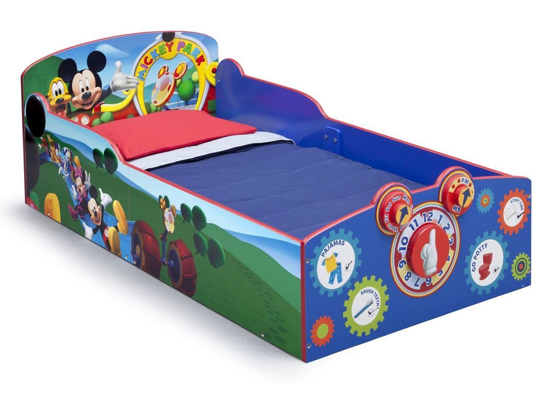 Mickey Mouse Interactive Wood Toddler Bed BB86929MM1051 by Delta