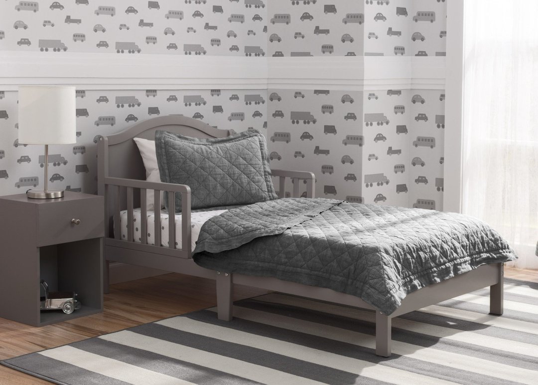 Baker Toddler Bed Grey 540650026 by Delta Children at Tomlinson