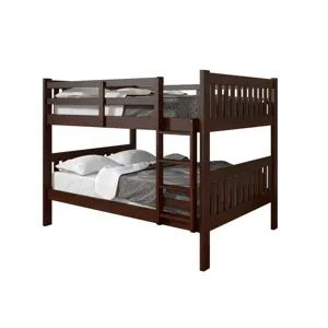 Full/Full Bunk Bed Cappuccino