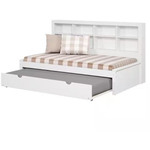 Twin Bookcase Daybed w/Trundle