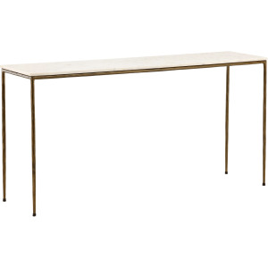 Perugia Console Table Antique Brass