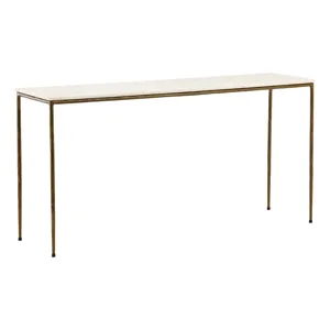 Perugia Console Table Antique Brass