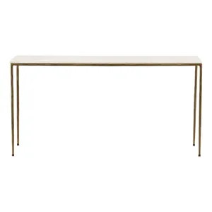 Perugia Console Table Antique Brass
