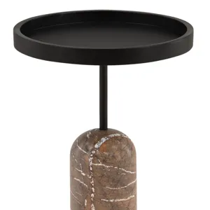 Saul End Table Brown