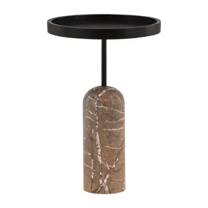 Saul End Table Brown