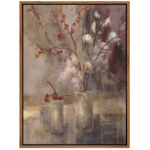 Silver Floral - White Oak