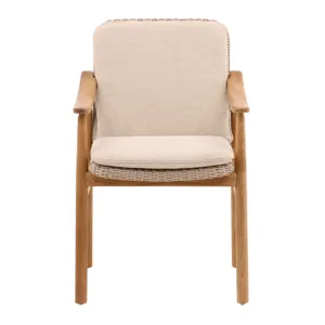 Wembley Outdoor Dining Chair Set Of 2 Beige