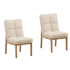 Beka Dining Chair Set Of 2 Light Natural