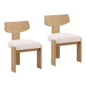 Ian Dining Chair Set Of 2 Natural