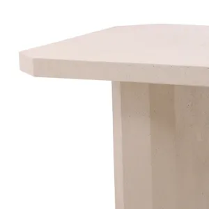 Prism Outdoor Dining Table Ivory