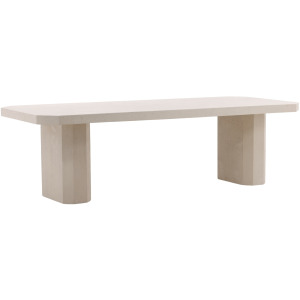 Prism Outdoor Dining Table Ivory