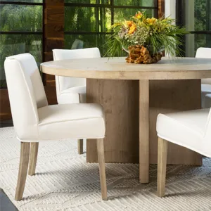 Sizan Dining Chair W Perf Fabric