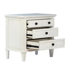Lugano Nightstand With 3 Drawers