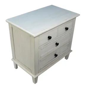 Lugano Nightstand With 3 Drawers