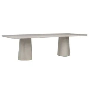 Arya Dining Table Whitewash 88\"