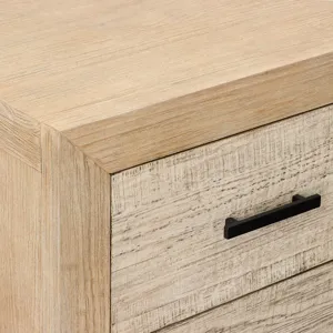 Roux Double Drawer Nightstand Light Warm Wash