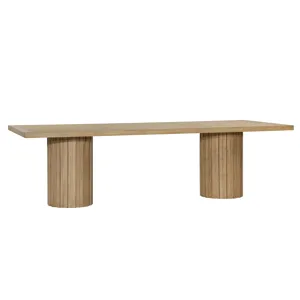 Valery Dining Table Natural 109\"
