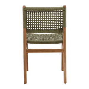 Francisca Outdoor Dining Chair Set Of 2 Green