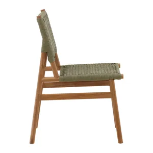 Francisca Outdoor Dining Chair Set Of 2 Green