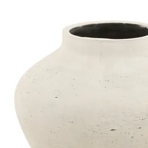 Jocasta Vase Antique White Large