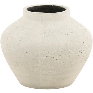 Jocasta Vase Antique White Large
