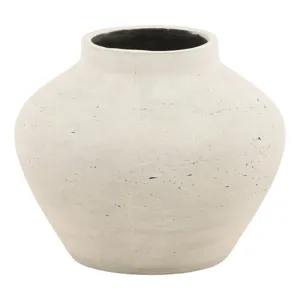 Jocasta Vase Antique White Large