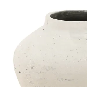 Jocasta Vase Antique White Medium