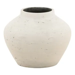 Jocasta Vase Antique White Medium