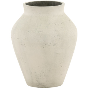 Faustus Vase Antique White Large