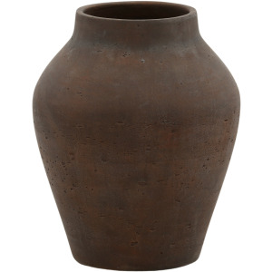 Faustus Vase Brown Medium