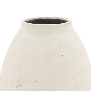 Charon Vase Antique White Medium