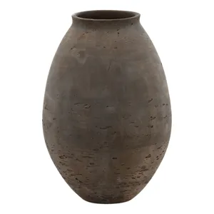 Charon Vase Brown Large