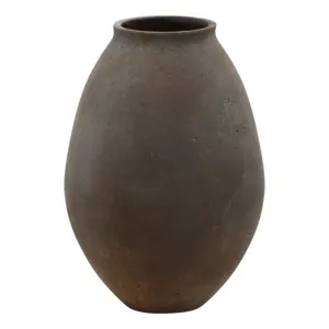 Charon Vase Brown Medium
