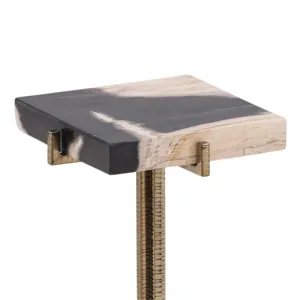 Nyssa End Table Natural Black