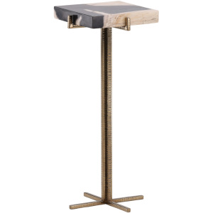 Nyssa End Table Natural Black