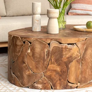 Vidal Candle Holder Brown